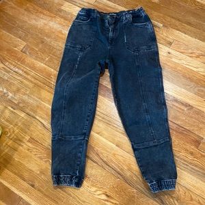 Retrofete jean joggers black